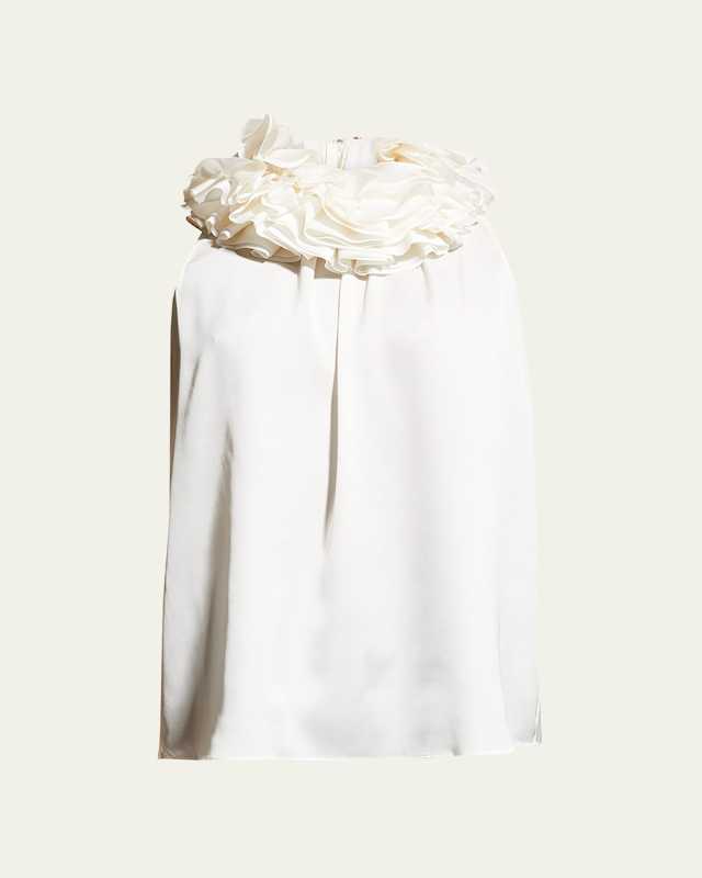 Briley Sleeveless Ruffle Blous